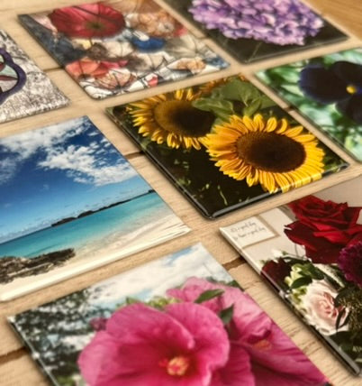 Uplifted Pixels Custom Photo Magnets - Set of 9
