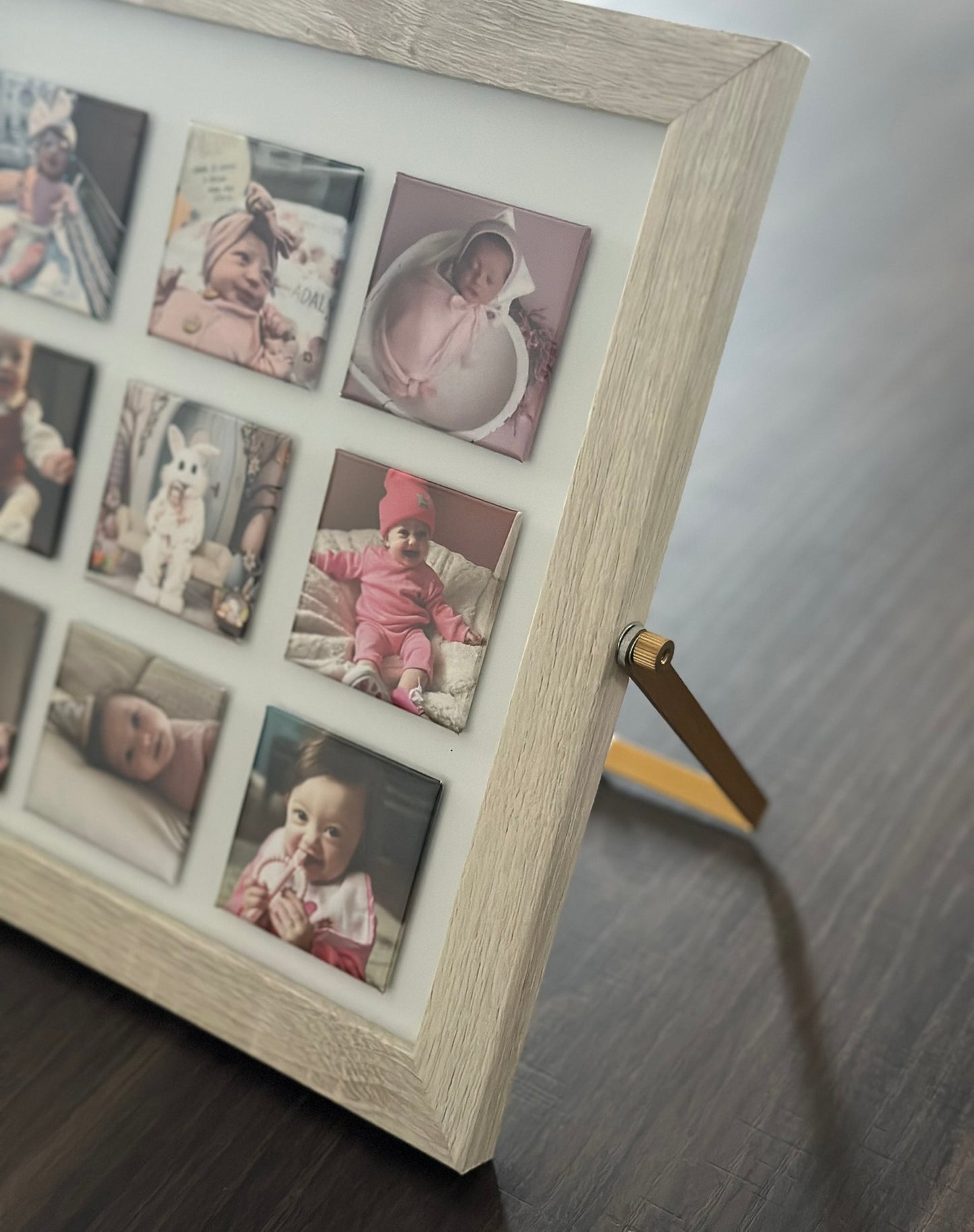 Magnetic Wood Display Frame – Light or Dark Finish