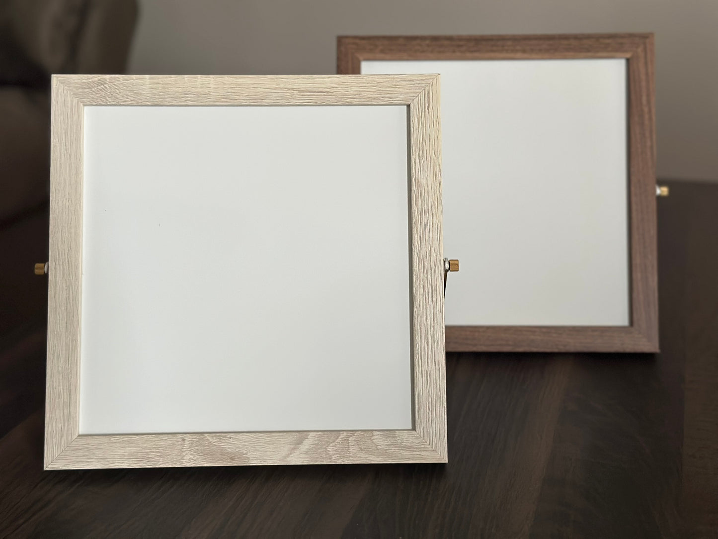 Magnetic Wood Display Frame – Light or Dark Finish